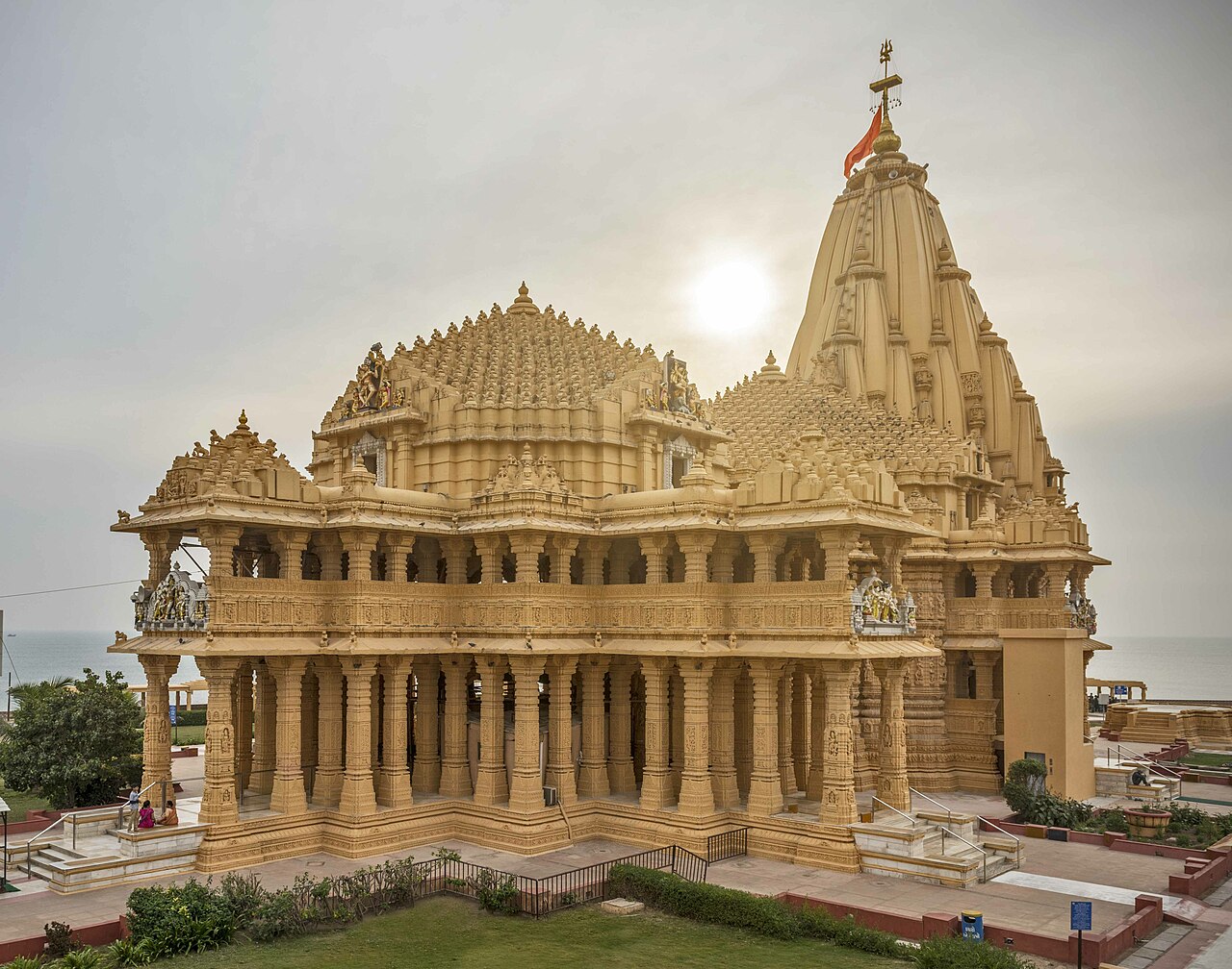 Somnath Temple Gujarat &mdash; first of the 12 Jyotirlingas